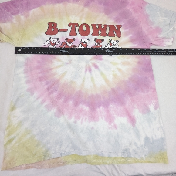 The Grateful Dead Vintage B-TOWN Tee w/Iconic Dancing Bears Tie Dye Cool Large - Picture 4 of 7